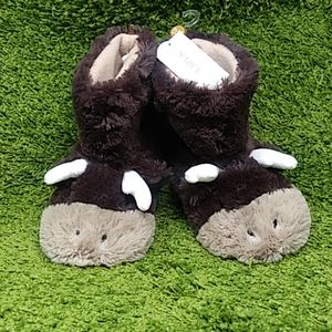 CARTERS BOYS BOOTIES SIZE XL (11/12) BROWN